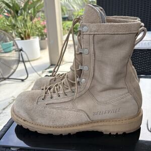 Belleville Combat Boots 790G US Army Military Work Quality Goretex Tan Size 10R